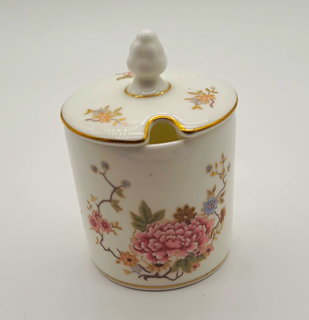 Pristine Royal Doulton CANTON H.5052 Jam Pot with Lid/Fine Bone China England